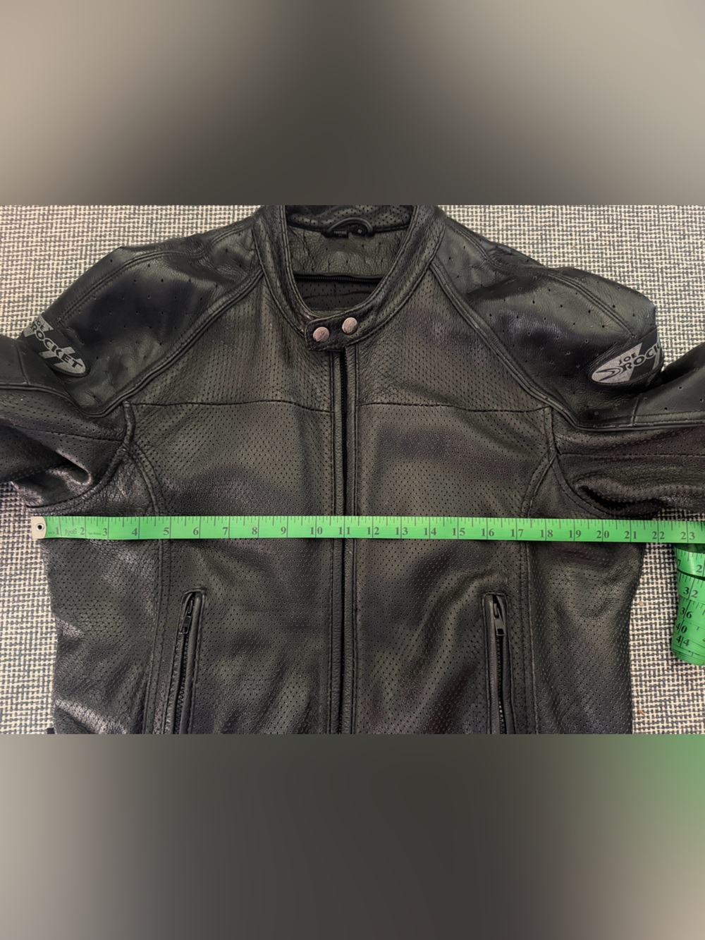 Joe Rocket Black Leather Jacket - Picture 13 of 16